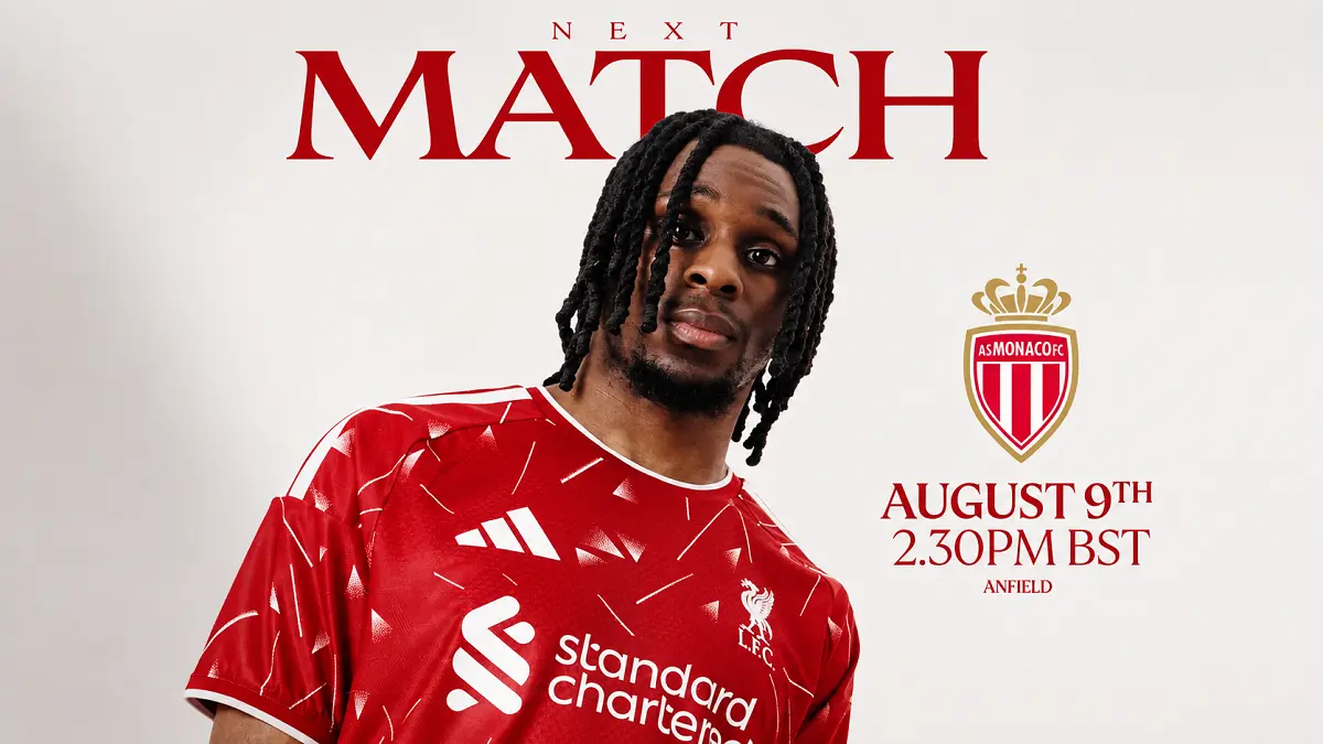Liverpool bersiap menghadapi AS Monaco dalam laga uji coba pramusim di Anfield. (IG@liverpoolfc)