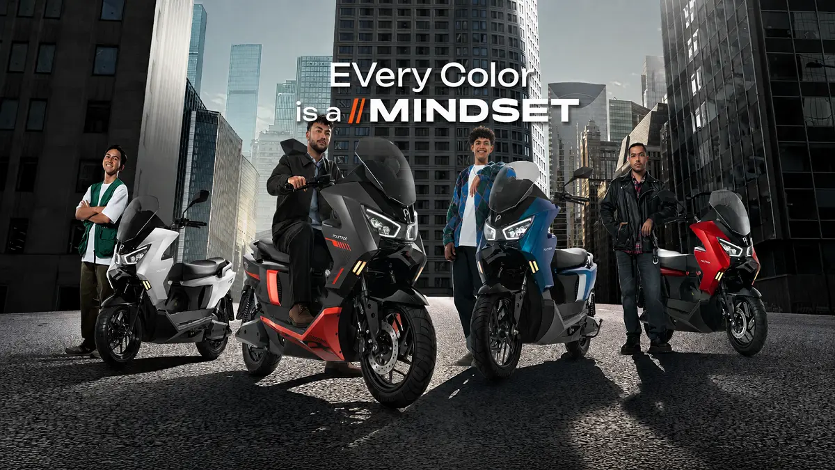 Fox 350 merupakan motor listrik yang dirancang untuk mobilitas perkotaan dengan menggabungkan desain ergonomis, performa, dan sejumlah fitur pendukung kenyamanan berkendara. (Dok.Polytron)