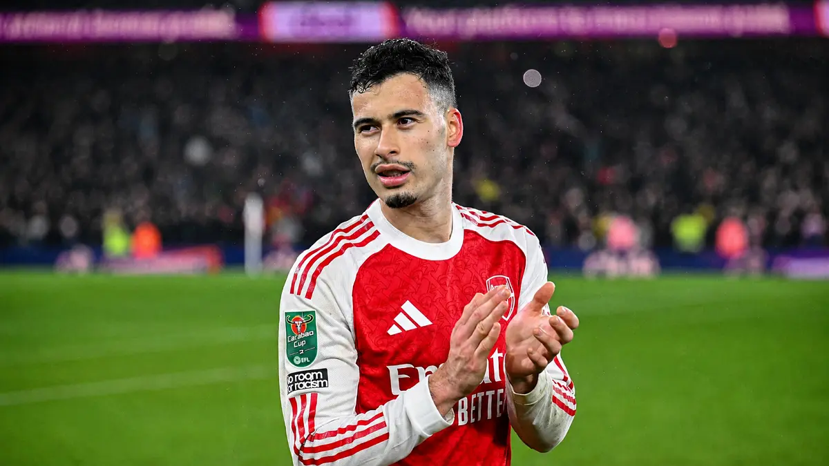 Gabriel Martinelli masih menjadi bagian dari rencana Arsenal meski mendapat pendekatan dari Galatasaray. (IG@gabriel.martinelli)