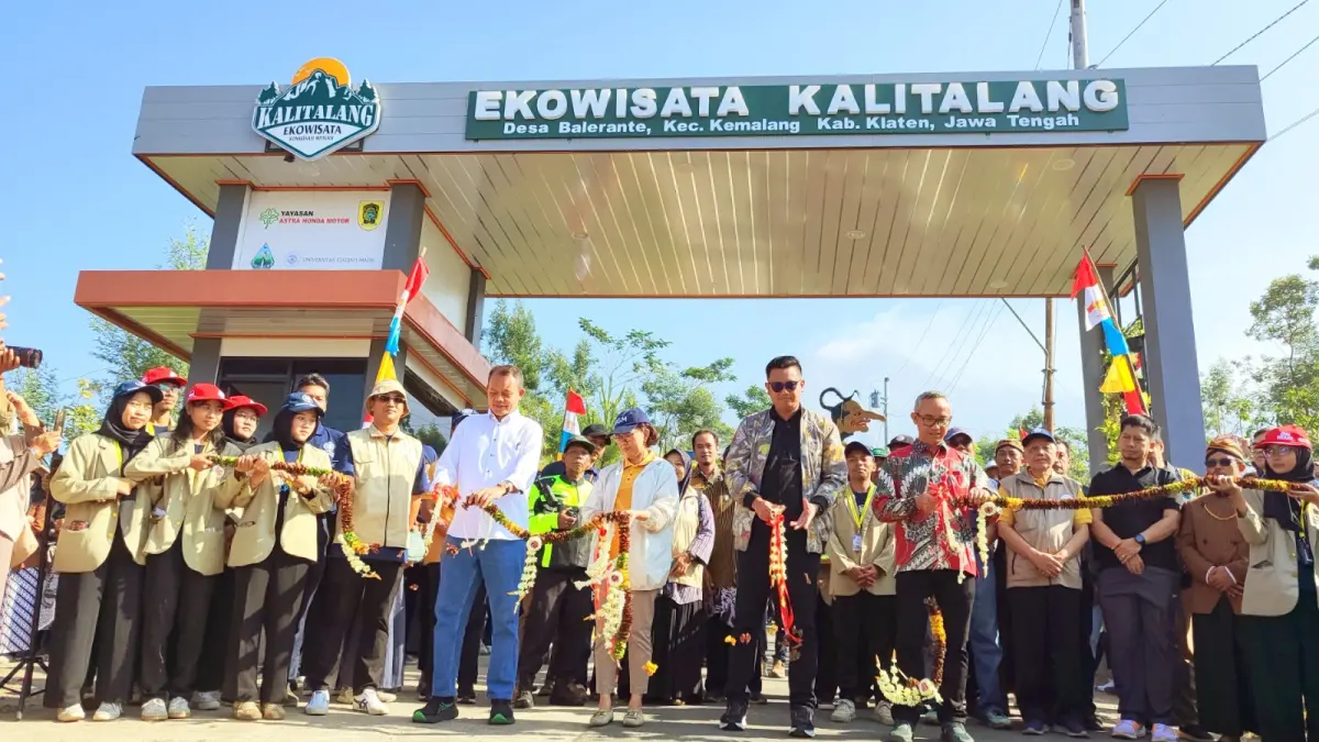 Peresmian Gerbang Ekowisata Kalitalang menjadi langkah Yayasan AHM memperkuat pengembangan wisata berbasis masyarakat di Desa Balerante, Klaten.