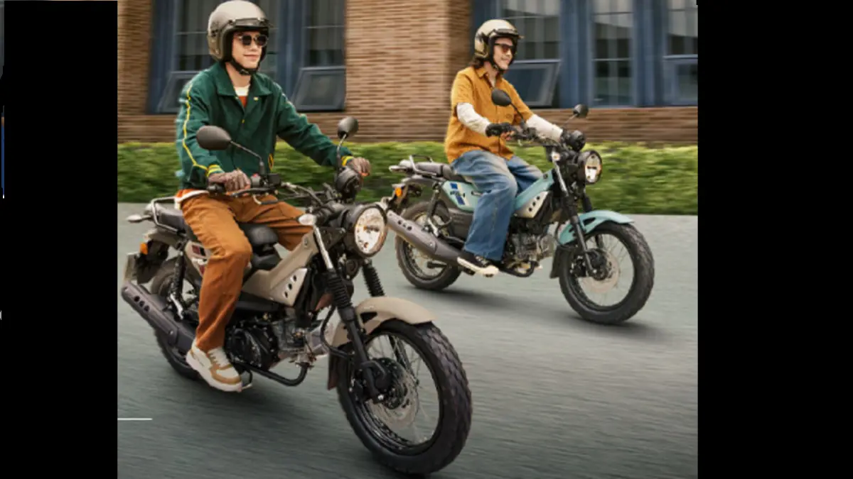 Yamaha PG-1 2025 mengusung konsep motor komuter bergaya adventure dengan ABS depan, ban block-pattern, dan mesin 114 cc. (YAMAHA)
