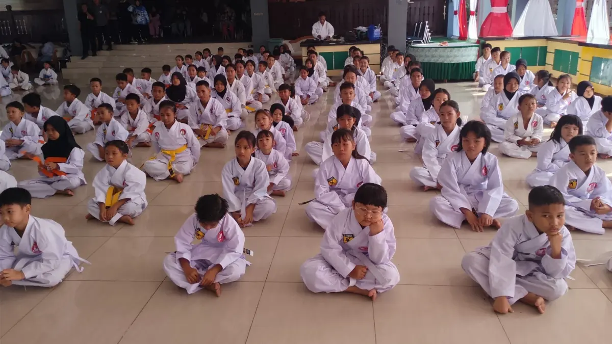 Pembinaan Gashuku serta Ujian Penurunan Kyu menjadi bagian dari proses peningkatan kemampuan atlet.(ISTIMEWA) 