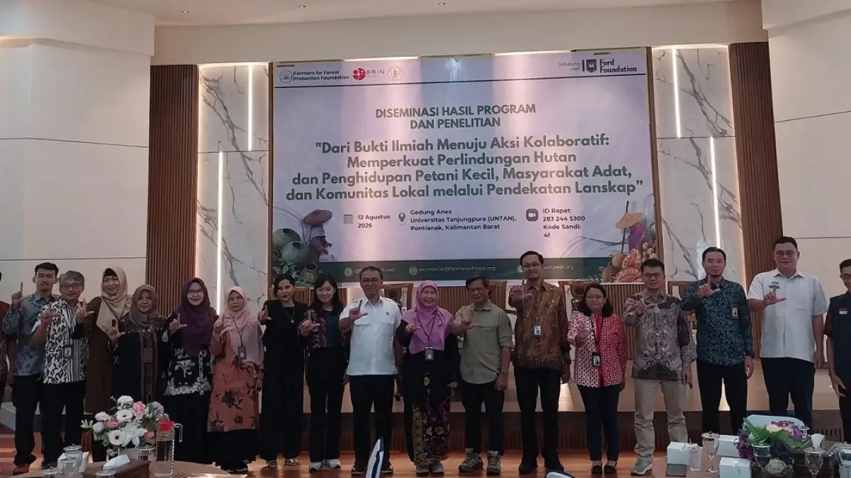 Kegiatan Seminar dan Festival Lanskap Lestari yang digelar di Gedung Anex Untan, Rabu (12/8).