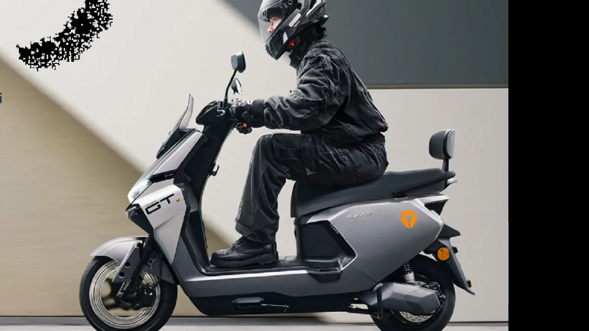 Yadea GS70 hadir sebagai motor listrik sporty dengan teknologi pintar, baterai jarak jauh, dan fitur keselamatan modern. (YADEA)