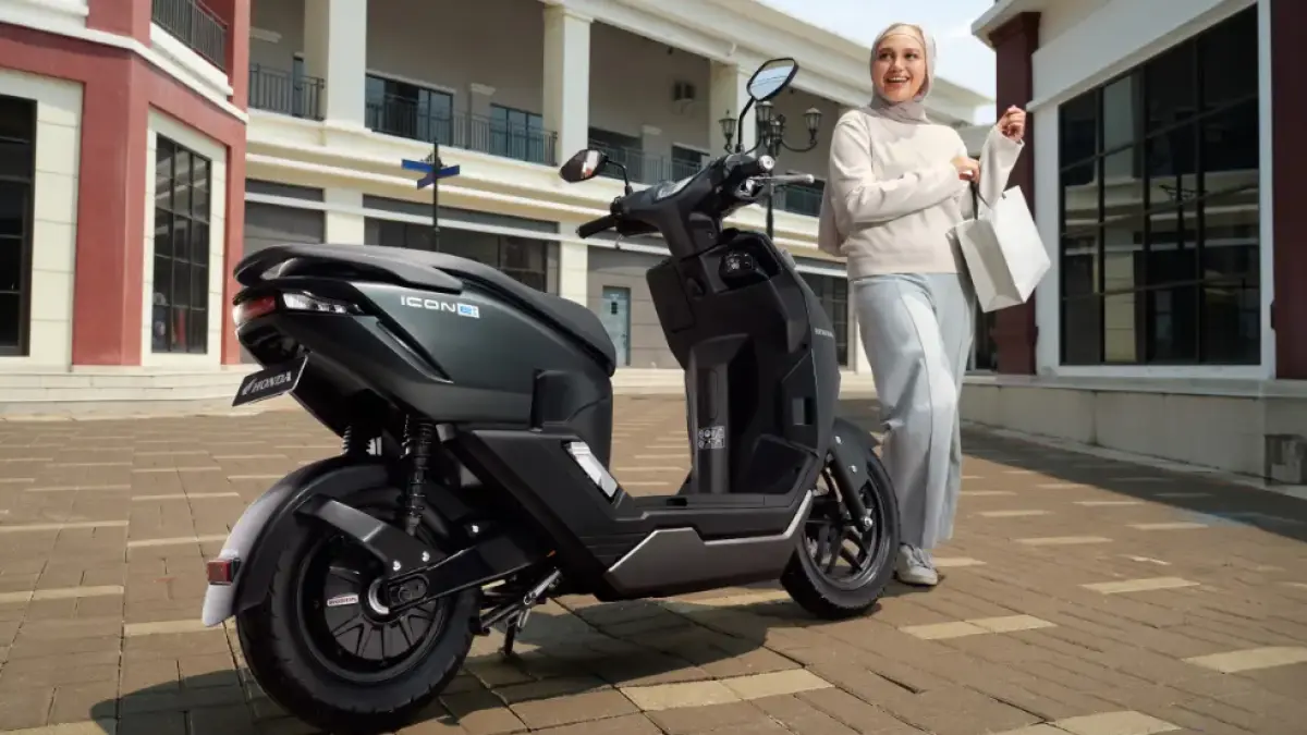 Honda Icon e menawarkan konsep motor listrik kompak untuk kebutuhan mobilitas harian di perkotaan. (Dok.Honda)

