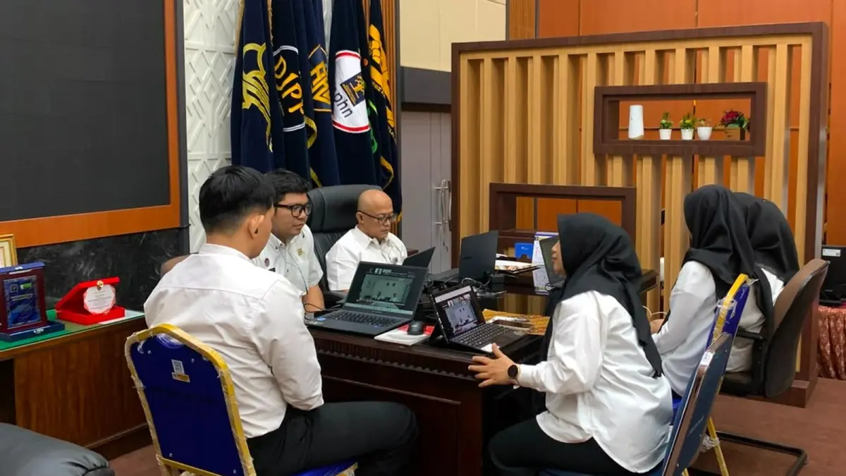 Kanwil Kemenkum Kalbar menggelar rapat harmonisasi perubahan Renja PD Provinsi Kalbar 2026 pada Rabu (12/8). (DOK KANWIL KEMENKUM KALBAR)