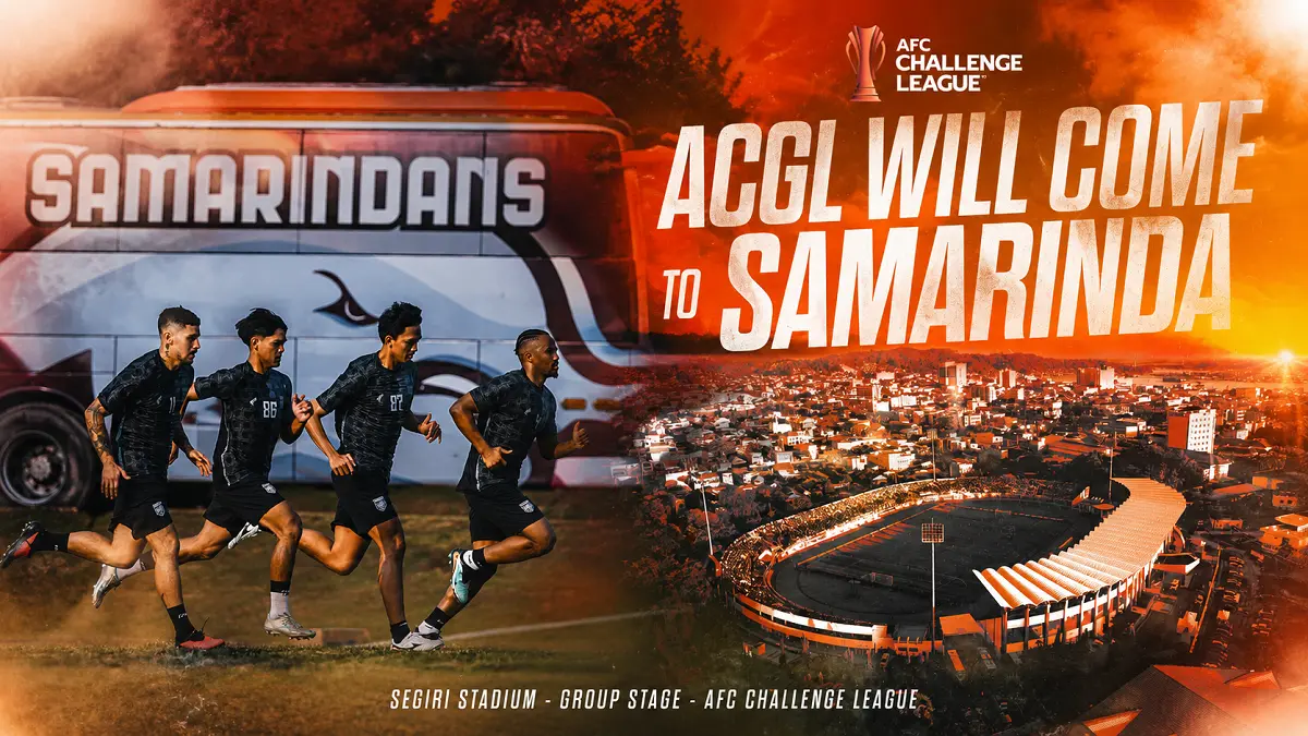 Borneo FC resmi menjadi tuan rumah fase grup AFC Challenge League 2026/2027 di Stadion Segiri, Samarinda, pada Oktober mendatang. (IG@borneofc.id)