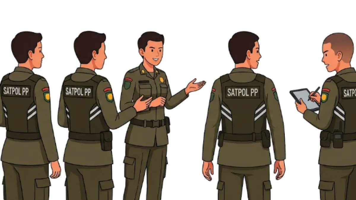 Ilustrasi Satpol PP