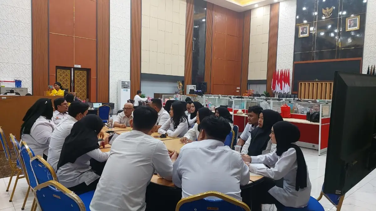 Kanwil kemenkum Kalbar menggelar rapat evaluasi rancangan produk hukum daerah pada Rabu (12/8). (DOK KANWIL KEMENKUM KALBAR)
