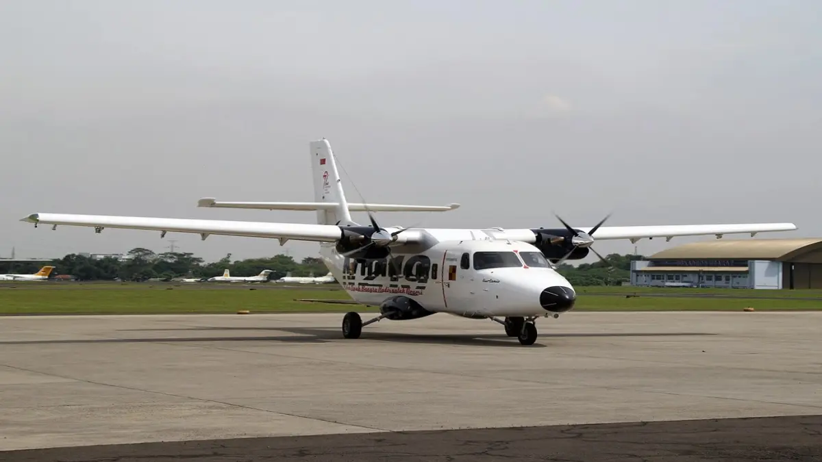 BRIN andalkan N219 yang bisa mendarat di darat dan air. (BRIN)