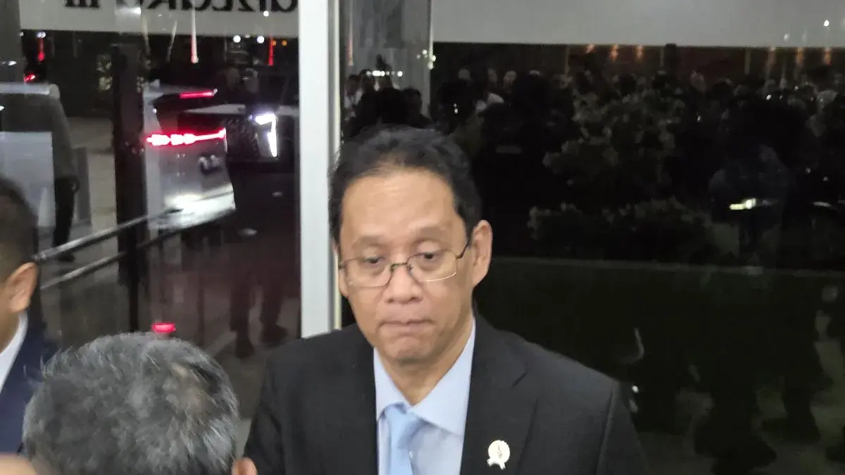 Menteri Keuangan (Menkeu) Purbaya Yudhi Sadewa saat ditemui di Kompleks Parlemen, Jakarta, Selasa (18/8/2026). (ANTARA)