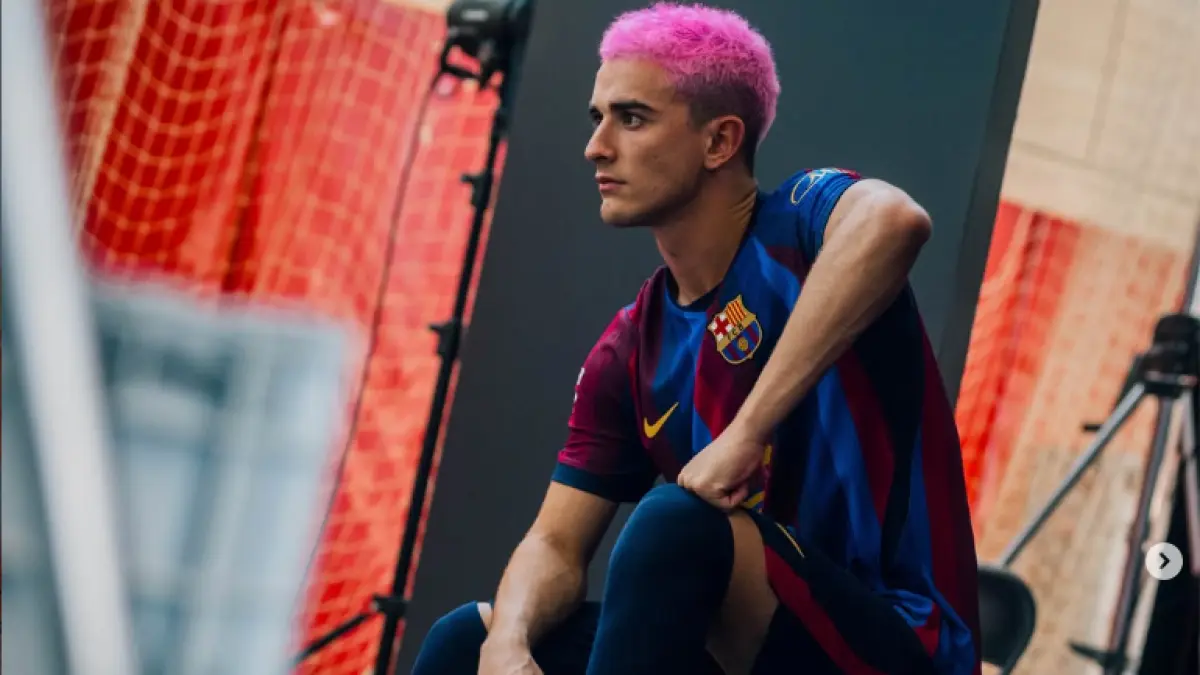 Gavi menolak bergabung dengan Manchester United meski klub Inggris itu disebut siap memenuhi harga £35 juta yang dipatok Barcelona. (IG@pablogavi)