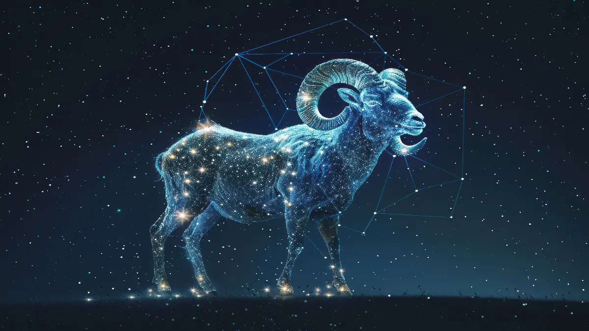 Ilustrasi zodiak Aries (MAGNIFIC)