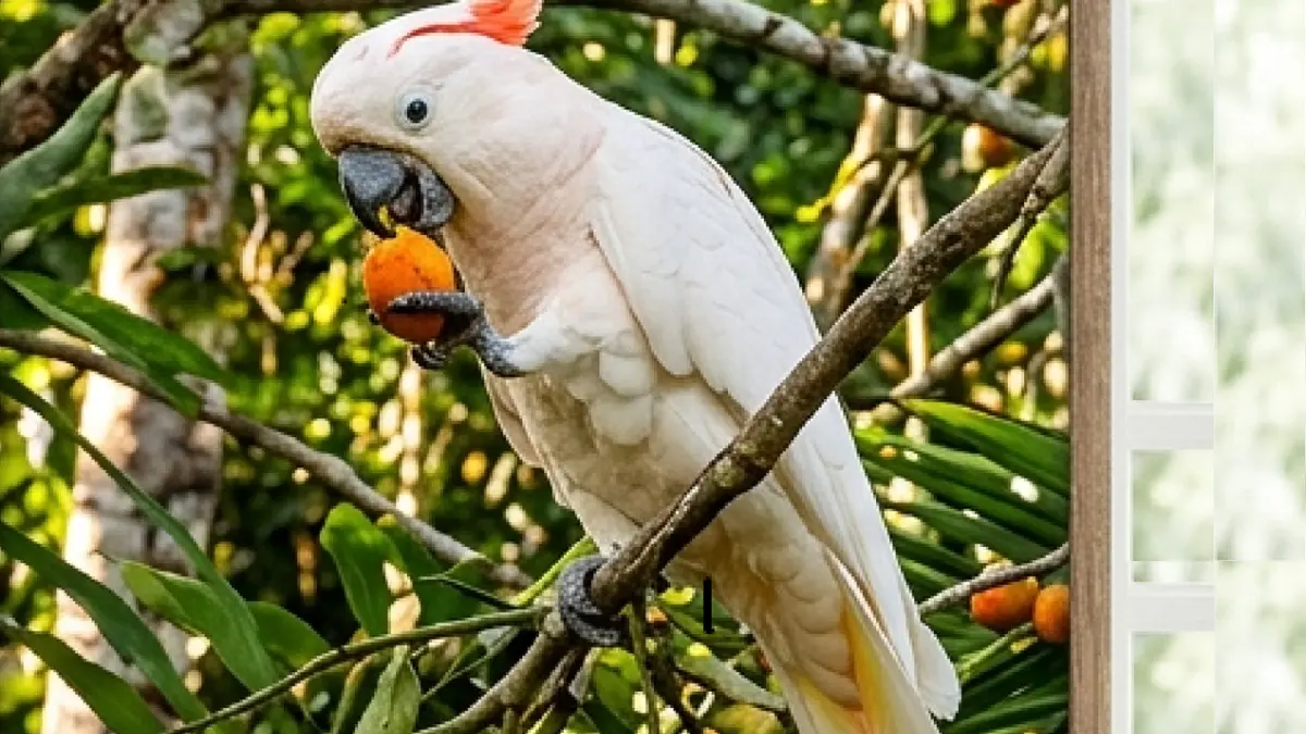 Kakatua molukan (AI)