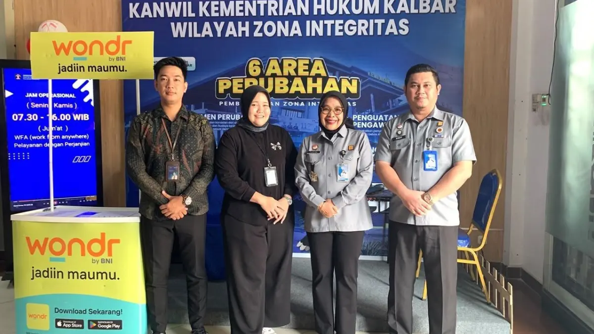 Hari Pengayoman ke-81, Kemenkum Kalbar Buka 25 Kuota Hak Cipta Gratis Bersama BNI