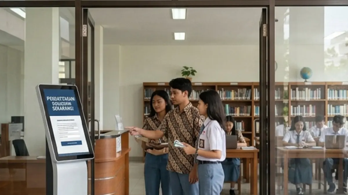 Ilustrasi mencari beasiswa (AI)
