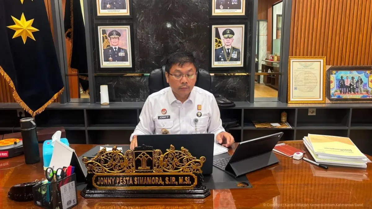 Kepala Kantor Wilayah Kementerian Hukum Kalimantan Barat, Jonny Pesta Simamora