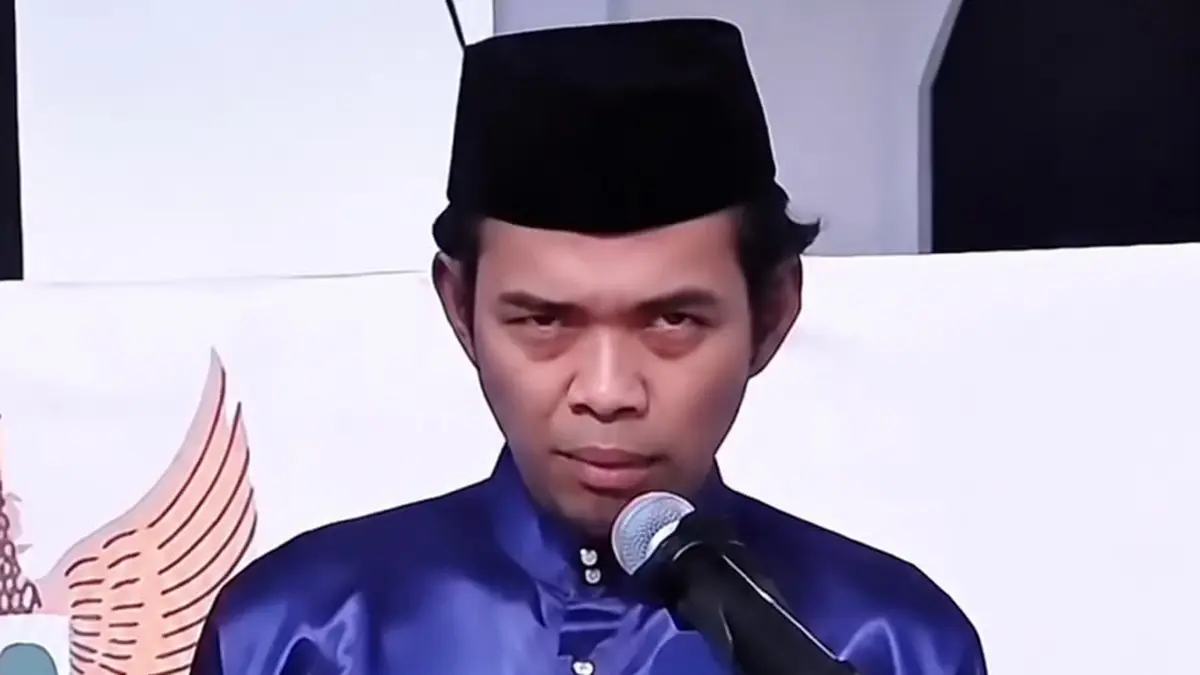 Potongan video Ustaz Abdul Somad (UAS) menyampaikan pidato saat menjadi Inspektur Upacara HUT ke-81 Kemerdekaan RI di Kecamatan Tambang, Kampar, Riau.