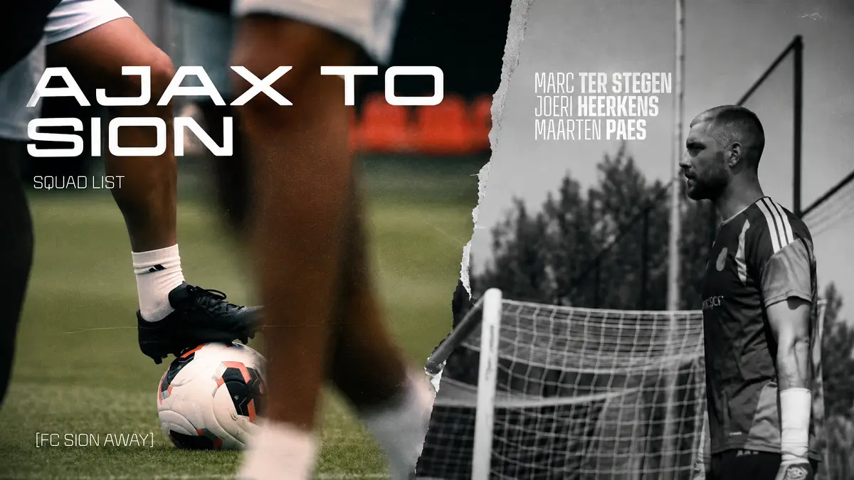 Sion dan Ajax berhadapan pada leg pertama playoff Conference League di Stade de Tourbillon. (IG@afcajax/Diolah)