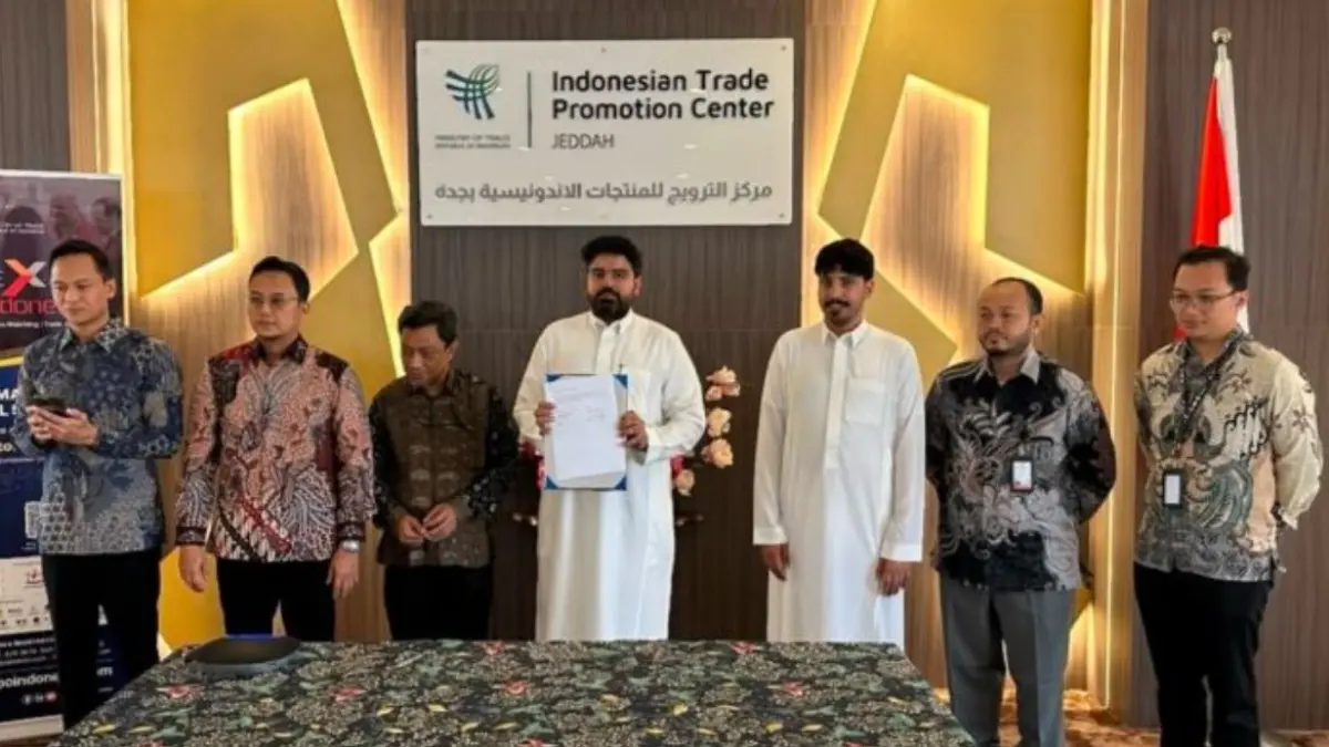 Indonesia Trade Promotion Center (ITPC) Jeddah bersama Al Nafea Foods Co. dari Arab Saudi melakukan penandatanganan kontrak pembelian (Sales Purchase Agreement/SPA) 10 ton cengkeh senilai USD 78 ribu atau setara Rp1,3 miliar secara daring di Arab Saudi, Kamis (13/8). (ANTARA/HO-Kemendag)