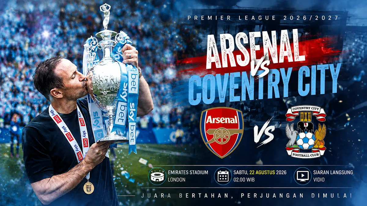 Arsenal memulai pertahanan gelar Premier League melawan Coventry City. (IG@franklampard/Diolah)