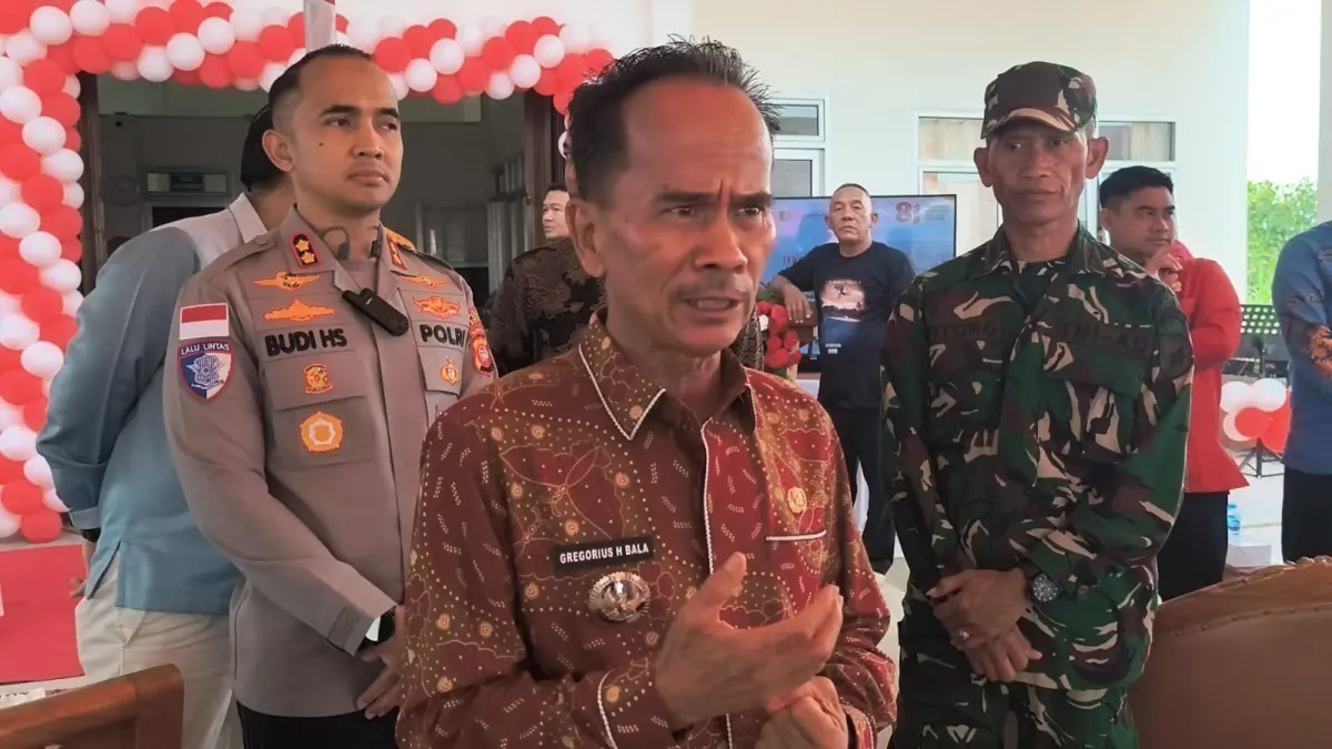 Gregorius Herkulanus Bala mengatakan komunikasi dengan APH menjadi bagian dari proses kerja.(RISKA / PONTIANAK POST) 