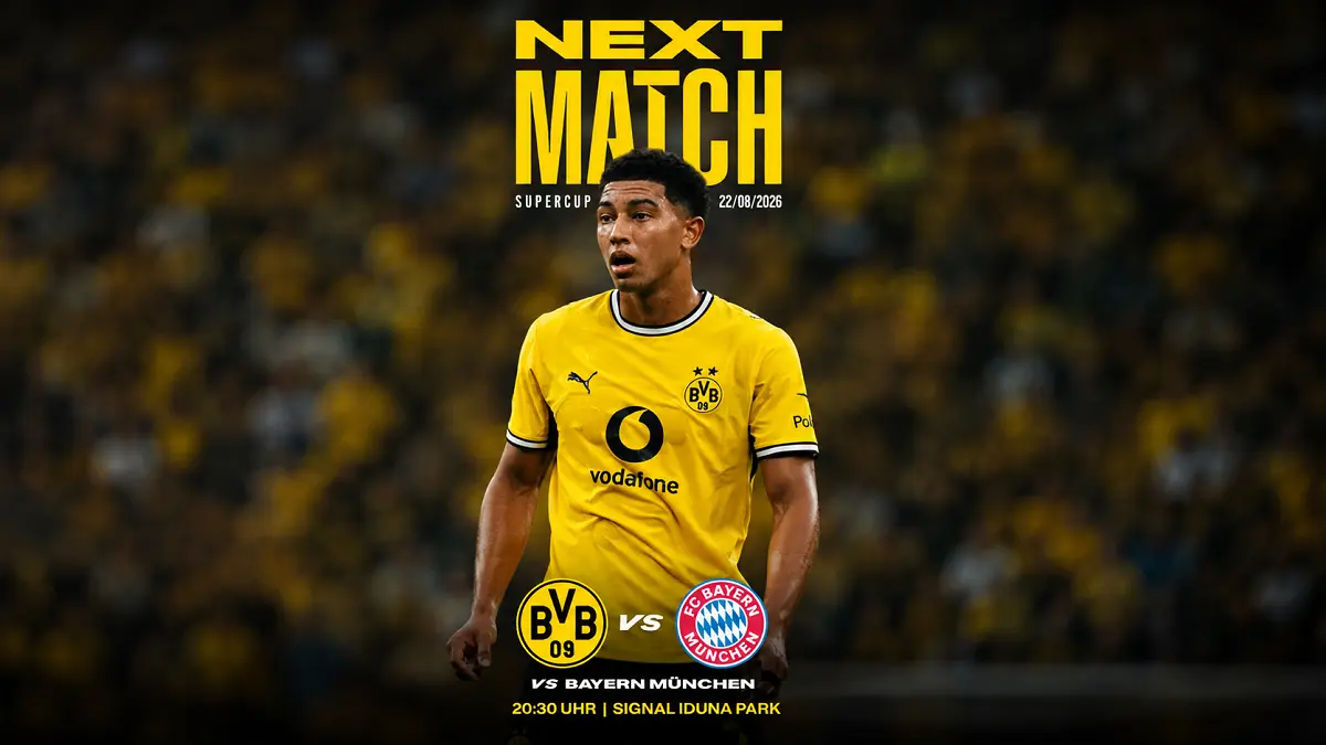 Borussia Dortmund dan Bayern Munich bertarung memperebutkan trofi Franz Beckenbauer Supercup di Signal Iduna Park. (IG@bvb09)
