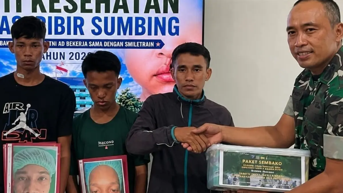 Warga dari sejumlah wilayah di Sintang mendapat kesempatan menjalani operasi bibir sumbing tanpa dipungut biaya. (ISTIMEWA)