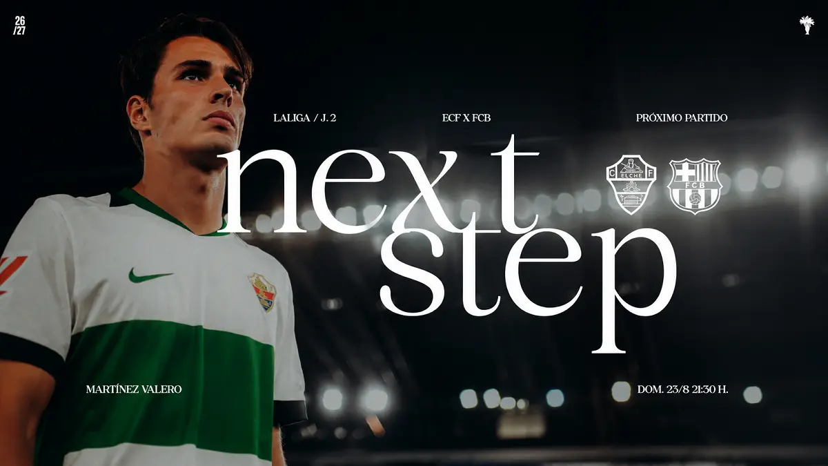 Barcelona mengawali pertahanan gelar La Liga dengan bertandang ke markas Elche di Manuel Martínez Valero. (IG@elchecf)