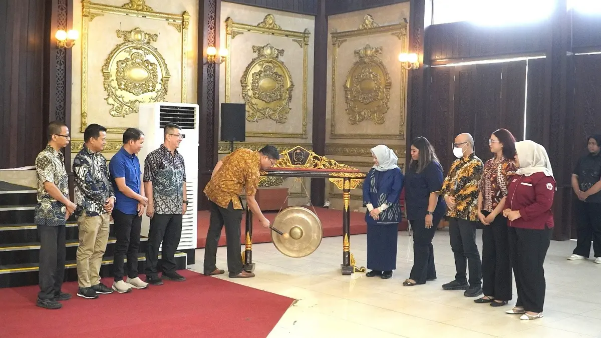 Kanwil Kemenkum Kalbar menghadiri Closing Ceremony dan Simposium Borneo Legallia Forum (BLF) III Tahun 2026 di Pendopo Gubernur Kalimantan Barat, Minggu (23/8). (DOK KANWIL KEMENKUM KALBAR)