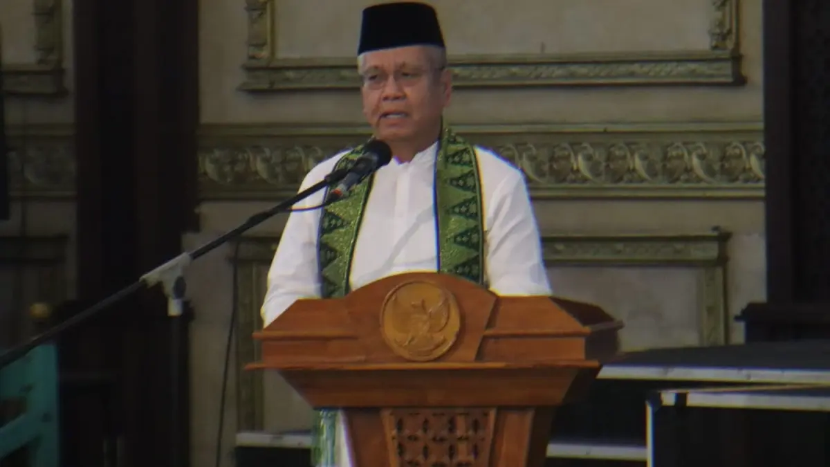 Sekretaris Daerah Provinsi Kalbar, Harisson saat menghadiri Rakorda MUI Wilayah V se-Kalimantan. (ADPIM PEMPROV)
