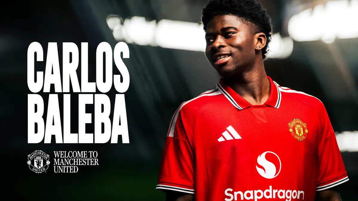 Carlos Baleba resmi menjadi pemain Manchester United setelah transfer dari Brighton. (Dok.MU)