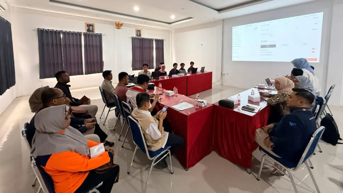 Diskusi strategis mitigasi Karhutla di PMI Kalbar pada Rabu (26/8). (ISTIMEWA)