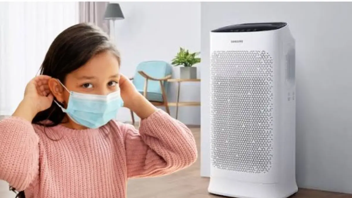 Ilustrasi menjaga si buah hati dari bahaya asap karhutla dengan Air Purifer di dalam rumah, (DOK PONTIANAK POST)