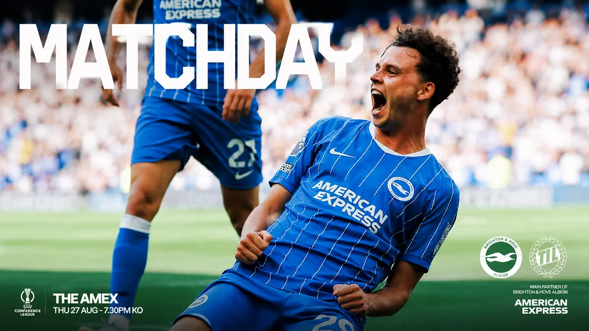 Brighton bersiap menghadapi Tromso pada leg kedua play-off Conference League di American Express Stadium. (IG@officialbhafc)