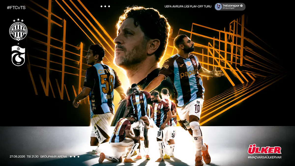 Ferencvaros dan Trabzonspor berebut tiket fase liga Liga Europa di Groupama Arena. (IG@trabzonspor)