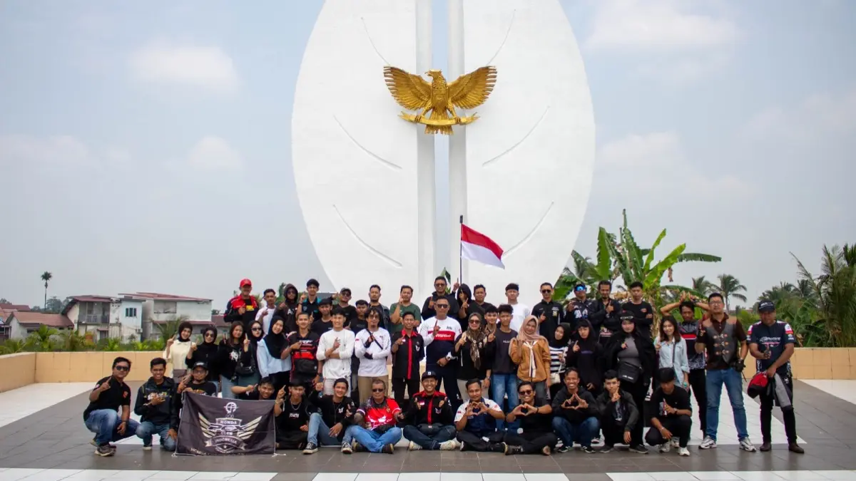 Konvoi Merdeka 2026 di Pontianak, Bikers Honda Kunjungi 8 Destinasi Bersejarah