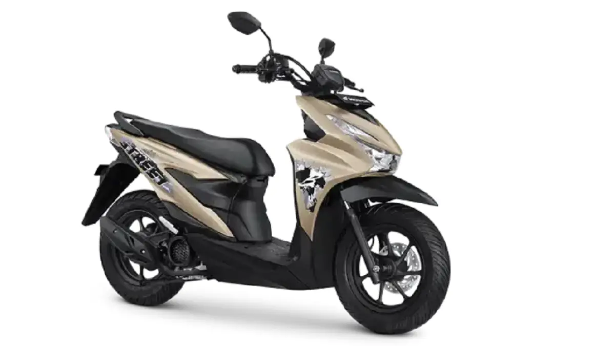 Honda BeAT Street mengusung mesin 109,5 cc, bobot 89 kilogram, naked handle bar, panel digital, dan pijakan kaki aluminium. (ASTRA-HONDA)