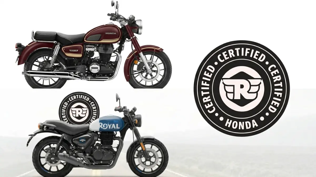 Honda CB350C Special Edition vs Royal Enfield Classic 350. (HONDA)