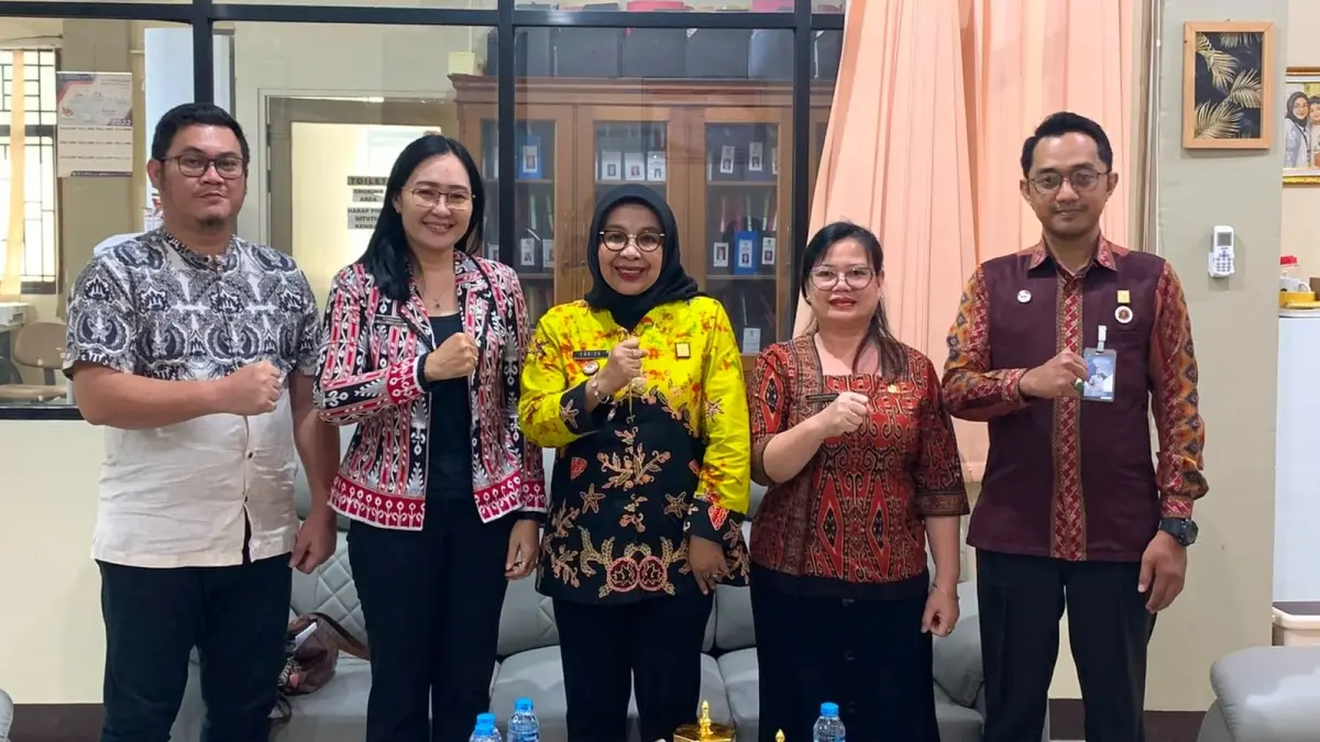 Kanwil Kemenkum Kalbar menerima kunjungan Bapperida Kabupaten bengkayang pada Kamis (27/8). (DOK KANWIL KEMENKUM KALBAR)