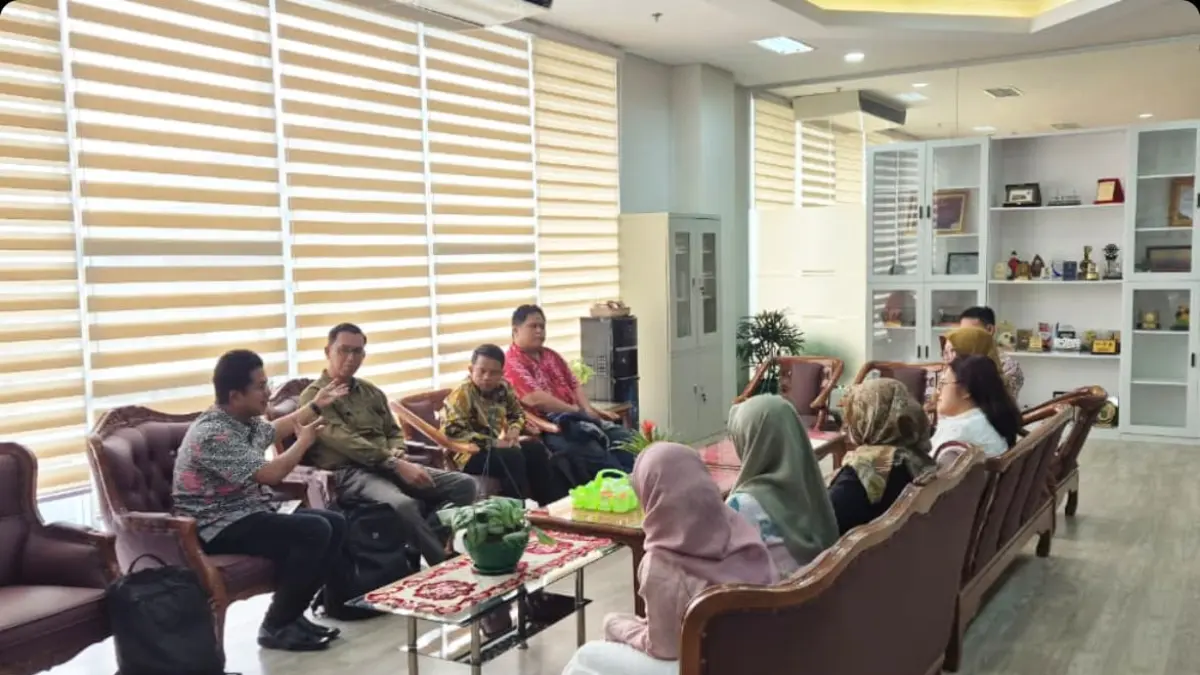 Lembaga Penelitian dan Pengabdian kepada Masyarakat (LPPM) UNU Kalbar saat melakukan audiensi dengan Bapperida Kalbar di Kantor Bapperida Provinsi Kalbar, Kamis (20/8/2026). (ADPIM PEMPROV)