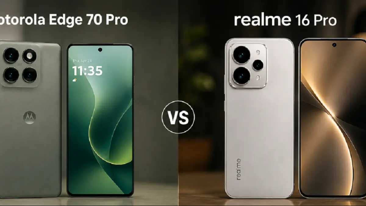 Motorola Edge 70 Pro dan Realme 16 Pro 5G beradu kamera 50 MP dan 200 MP.(Ilustrasi)
