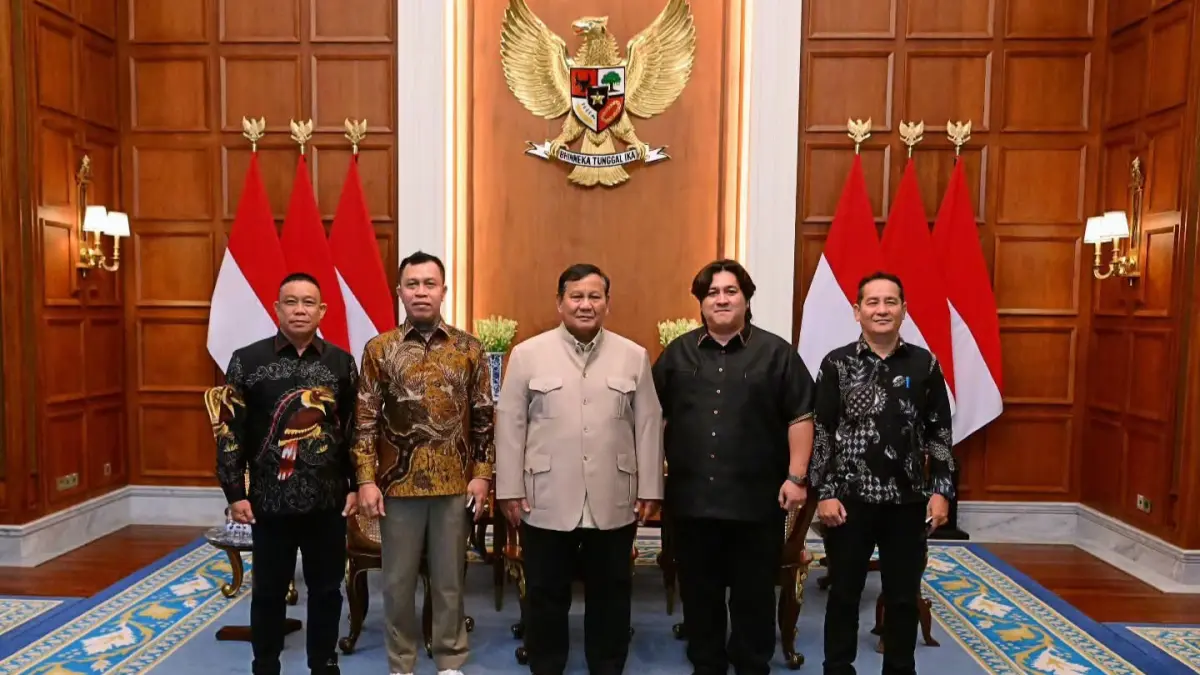 Presiden Prabowo Subianto menerima kunjungan Panglima Jilah di Istana Merdeka, Jakarta, pada Jumat, 28 Agustus 2026. (Foto: BPMI Setpres/Muchlis Jr)