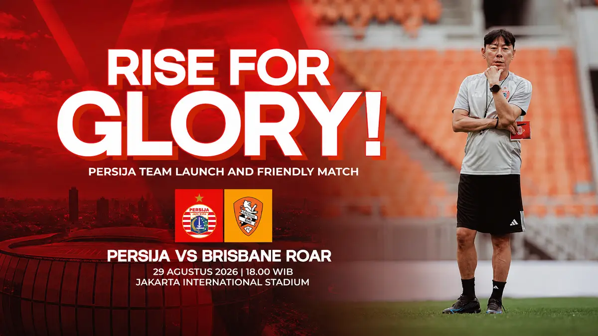Shin Tae-yong menyiapkan Persija Jakarta menghadapi Brisbane Roar dalam laga uji coba terakhir sebelum Super League 2026/2027. (IG@persija)