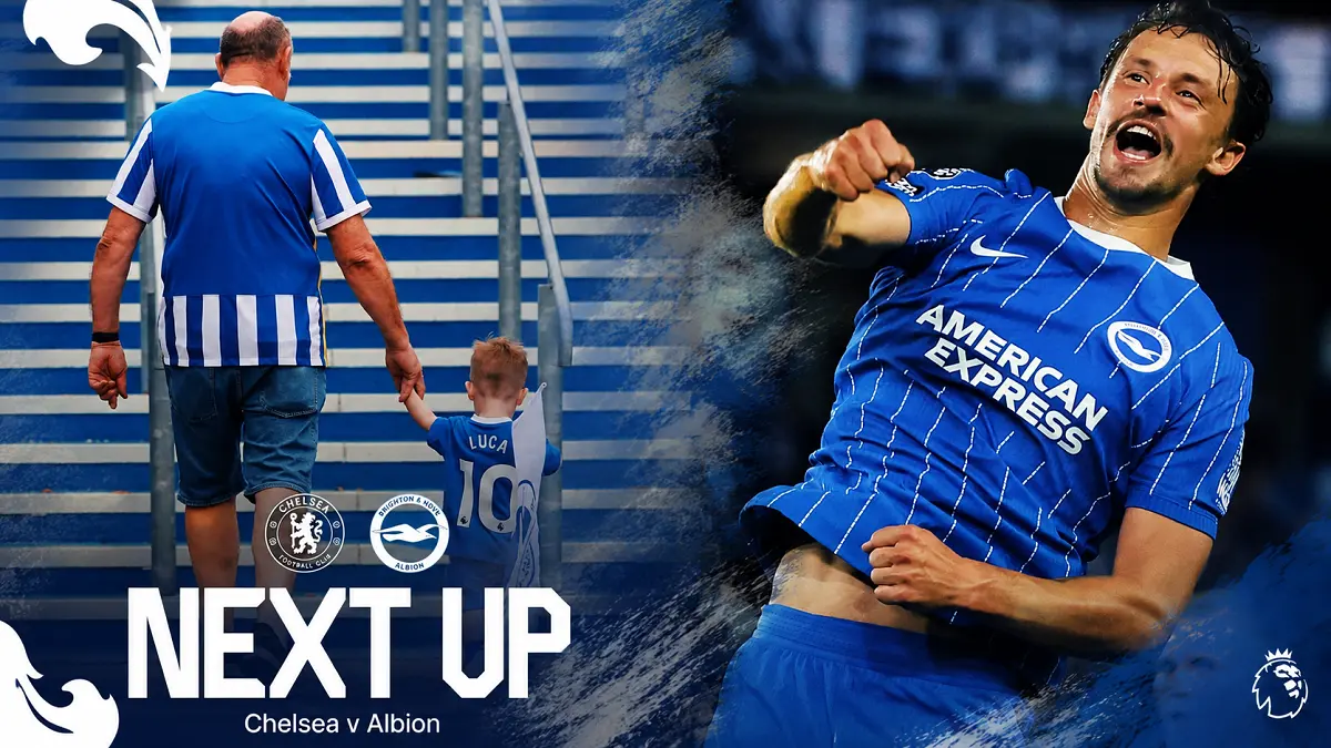 Chelsea menghadapi Brighton pada laga kandang pertama Premier League musim 2026/27 di Stamford Bridge. (IG@officialbhafc/Diolah)