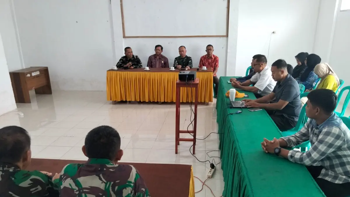 Sosialisasi dan edukasi pencegahan karhutla secara masif di Kantor Camat. (ISTIMEWA)

