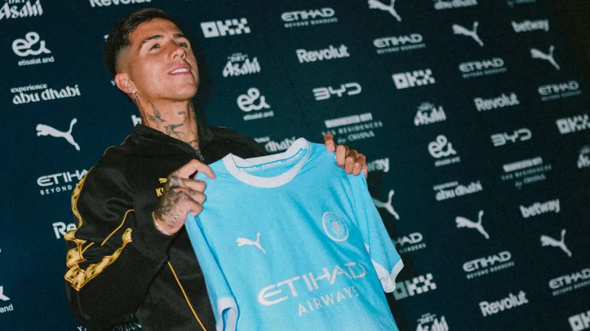 Enzo Fernandez menjadi bagian dari bursa transfer besar Big Six Liga Inggris 2026/2027. (Dok. Manchester City)