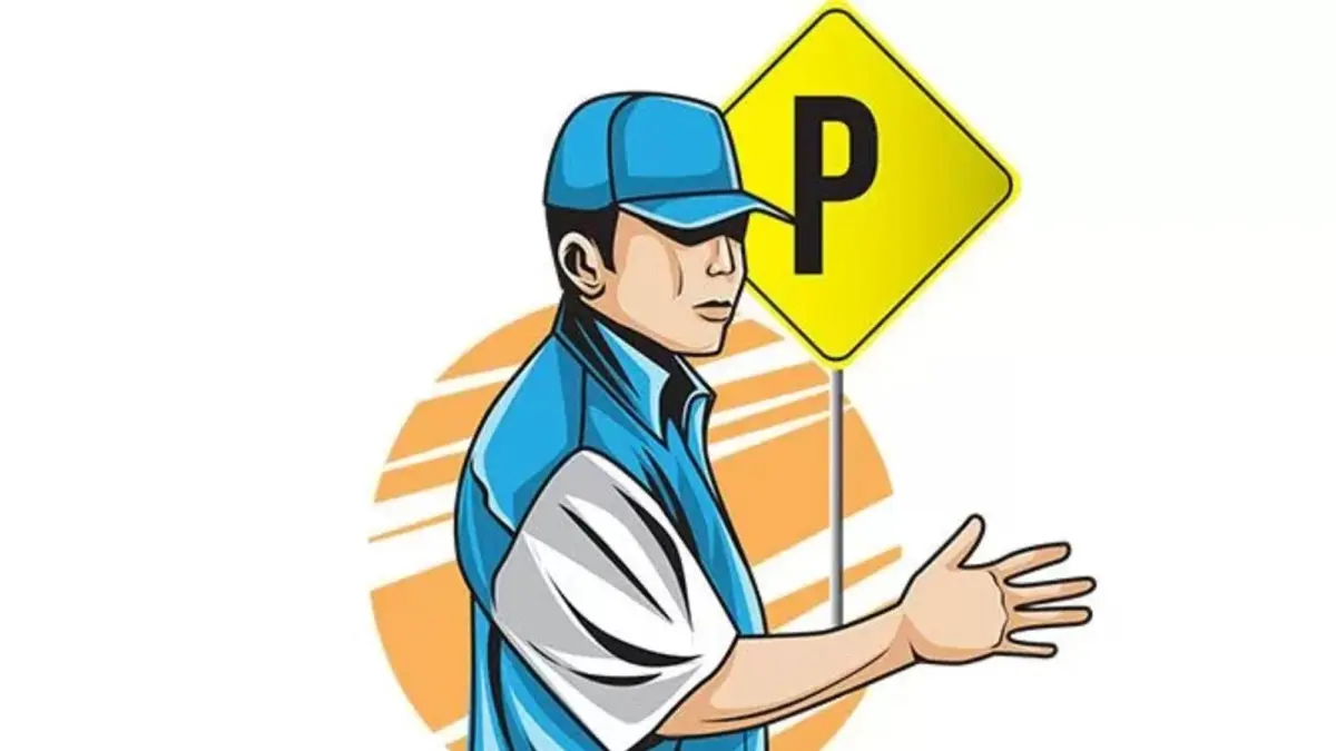 Ilustrasi juru parkir liar. (DOK JAWA POS)