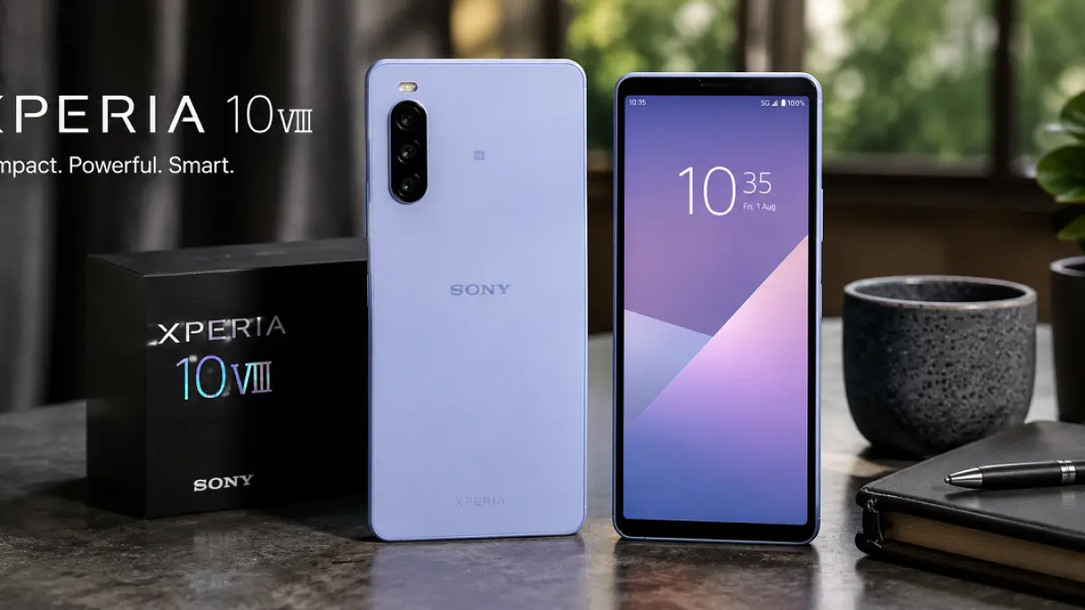 Sony Xperia 10 VIII hadir dengan kamera utama 50 MP, layar OLED 120Hz, dan baterai 5.000 mAh. (Dok. Sony)