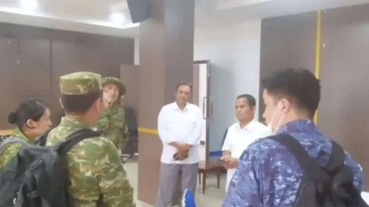 Personel Militer Jepang dan TNI meninjau lokasi penginapan di Asrama Haji Pontianak pada Rabu (2/9/2026). (ANTARA/Humas Kemenag Kalbar)